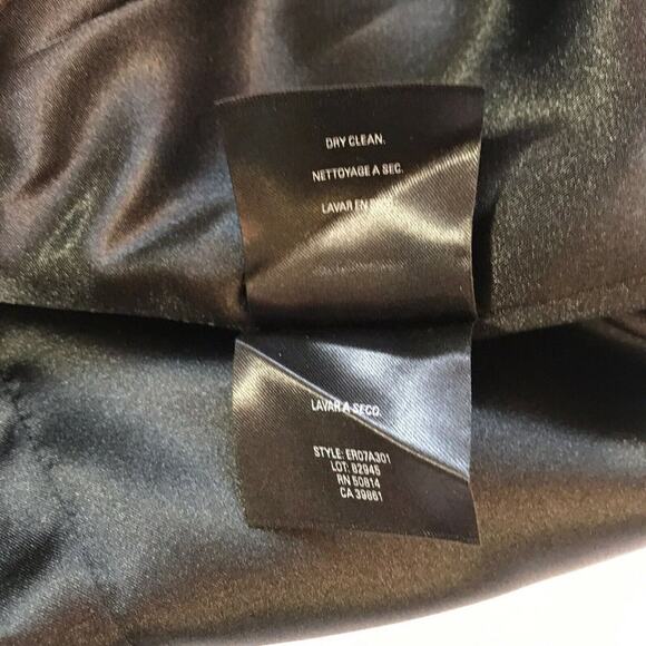 Elie Tahari women wool lining Animal Print formal Skirt sz 8 flat front - Picture 10 of 12